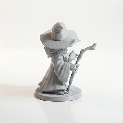 Mô hình 3D Yoda kết hợp Gandalf độc đáo - Yoda Gandalf Wizard Figurine