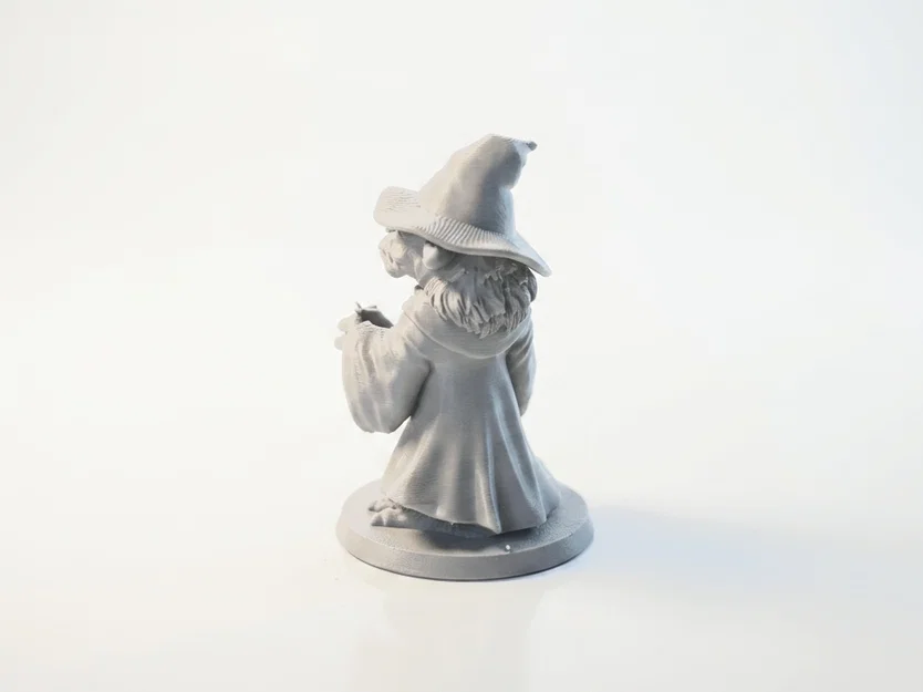 Mô hình 3D Yoda kết hợp Gandalf độc đáo - Yoda Gandalf Wizard Figurine - Image 4