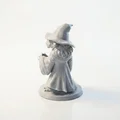 Mô hình 3D Yoda kết hợp Gandalf độc đáo - Yoda Gandalf Wizard Figurine - Thumbnail 4