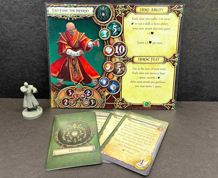 Mô hình Monk tùy chỉnh cho board game Descent 2nd Edition - Image 1