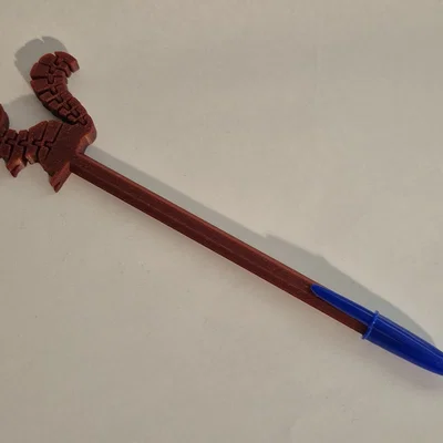 Bút bi in 3D hình chú sóc linh hoạt độc đáo