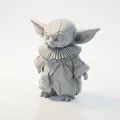 Mô hình Grogu chú hề Star Wars in 3D - Thumbnail 1