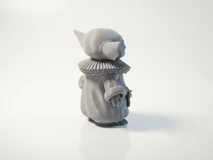 Mô hình Grogu chú hề Star Wars in 3D - Image 2