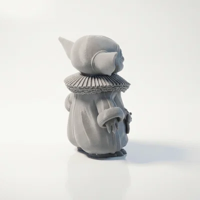 Mô hình Grogu chú hề Star Wars in 3D