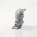 Mô hình Grogu Baby Yoda in 3D từ Star Wars - Thumbnail 3