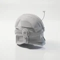 Mô hình Mũ Mandalorian Star Wars in 3D (Bản sao) - Thumbnail 3