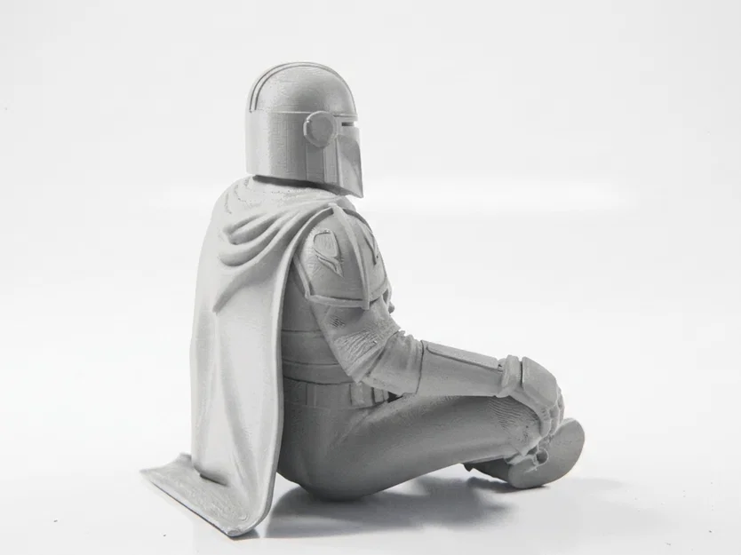 Mô hình Mandalorian ngồi thiền - Tệp in 3D Star Wars - Image 2