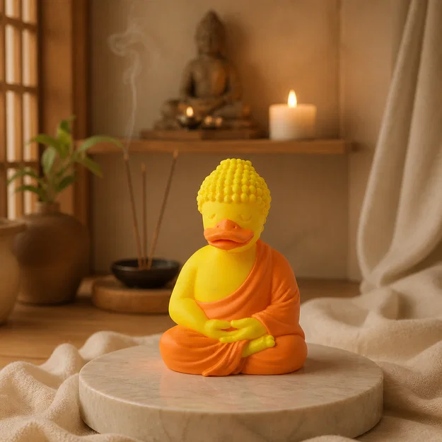Buddha Duck - Tượng Vịt Thiền Định Độc Đáo - Image 1