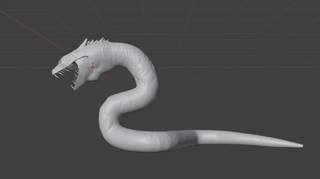 Mô hình 3D Basilisk Harry Potter ấn tượng để trưng bày - Image 2