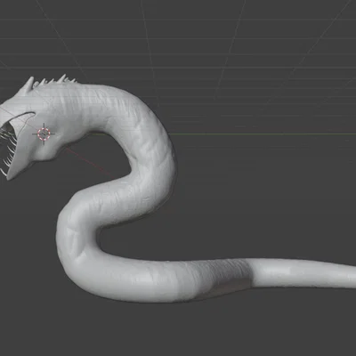 Mô hình 3D Basilisk Harry Potter ấn tượng để trưng bày