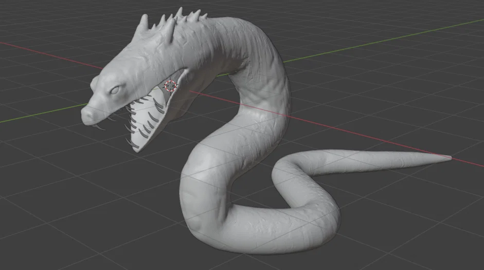 Mô hình 3D Basilisk Harry Potter ấn tượng để trưng bày - Image 3