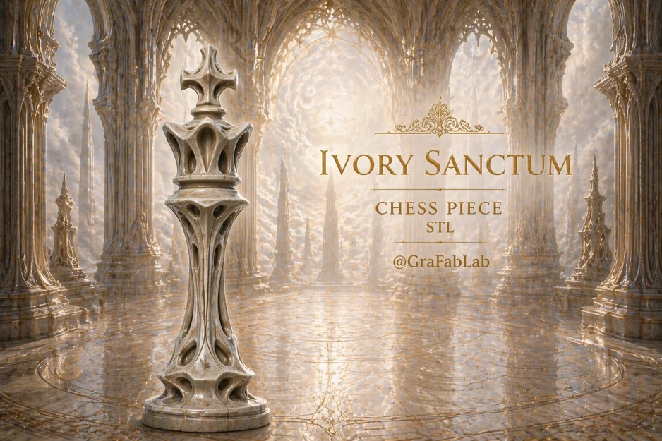 Ivory Sanctum "King" - Quân cờ vua - Image 1