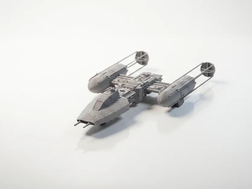 Mô hình Phi thuyền Y-Wing Fighter Star Wars in 3D - Image 1