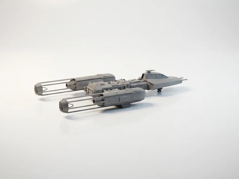 Mô hình Phi thuyền Y-Wing Fighter Star Wars in 3D - Image 3