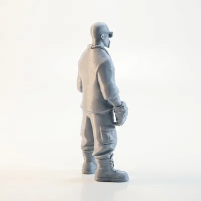 Mô hình nhân vật Cool Street Guy phong cách đường phố in 3D
