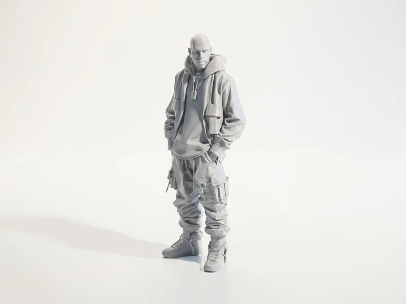 Mô hình nhân vật Cool Street Guy phong cách Urban in 3D - Image 1