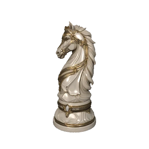 Quân Cờ "Hiệp Sĩ" Đế Chế Vàng - Quân cờ 3D - Image 5