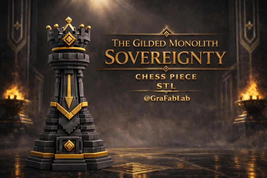 Quân Hậu (Queen) trong bộ cờ vua The Guilded Monolith Sovereignty - Image 1