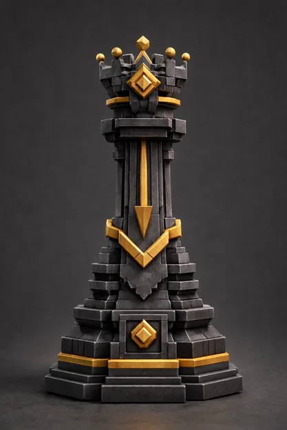 Quân Hậu (Queen) trong bộ cờ vua The Guilded Monolith Sovereignty - Image 6