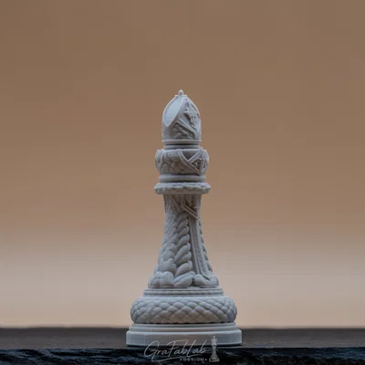 Braided Realm "Bishop" - Mô hình quân Tượng trong bàn cờ