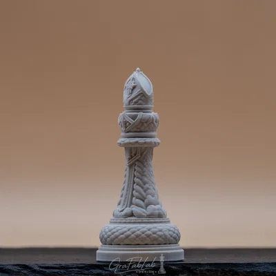 Braided Realm "Bishop" - Mô hình quân Tượng trong bàn cờ