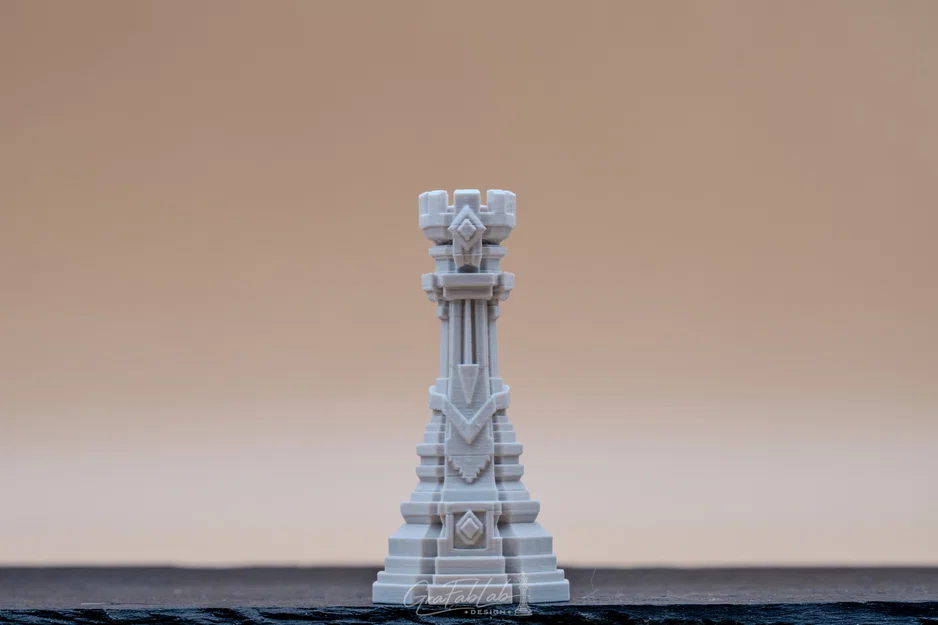 The Guilded Monolith Sovereignty "Rook" - Quân xe trong bộ cờ vua - Image 2