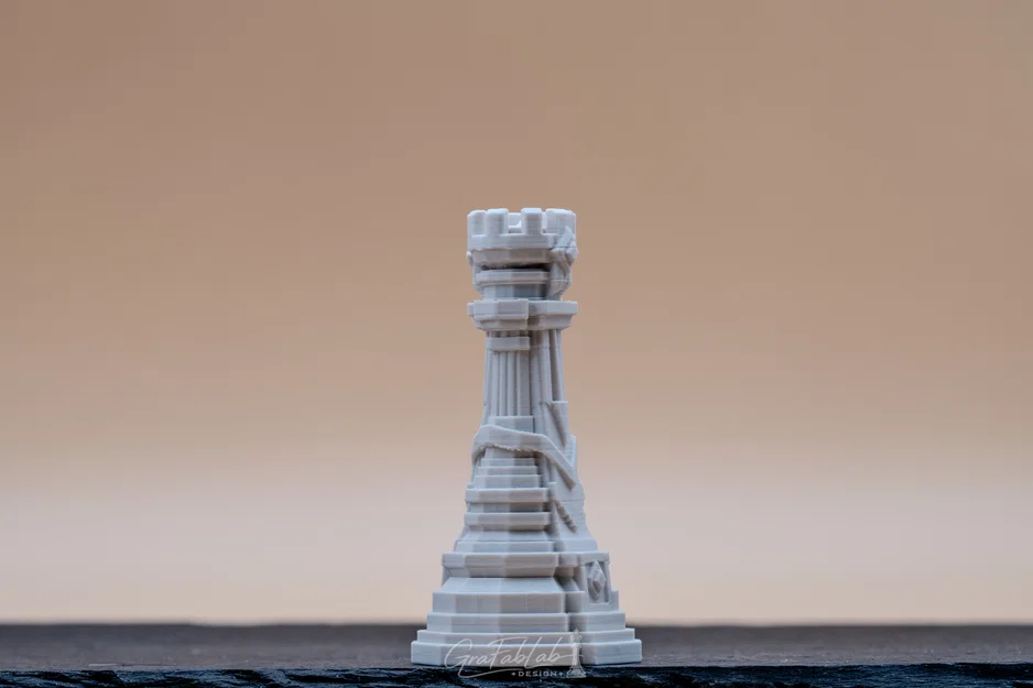 The Guilded Monolith Sovereignty "Rook" - Quân xe trong bộ cờ vua - Image 3