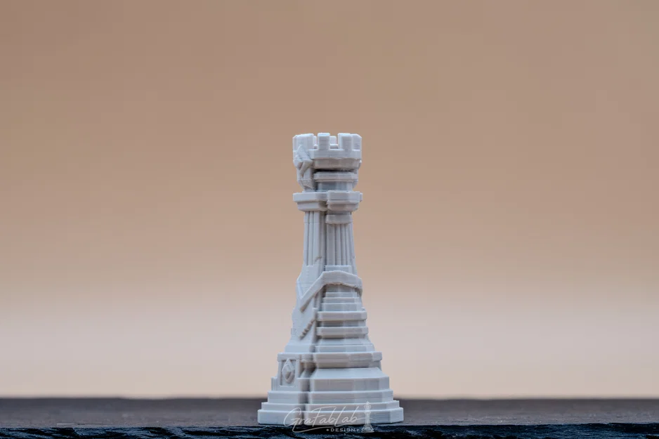 The Guilded Monolith Sovereignty "Rook" - Quân xe trong bộ cờ vua - Image 4
