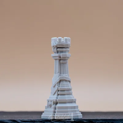 The Guilded Monolith Sovereignty "Rook" - Quân xe trong bộ cờ vua