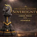 Quân Mã (Knight) - The Guilded Monolith Sovereighnty - Quân cờ 3D - Thumbnail 1