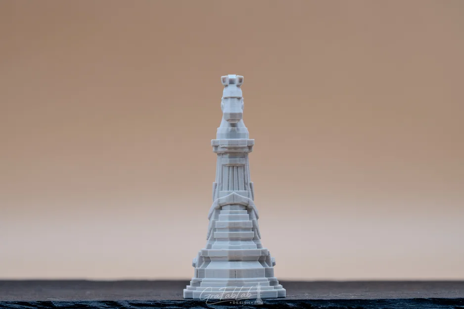 Quân Mã (Knight) - The Guilded Monolith Sovereighnty - Quân cờ 3D - Image 2