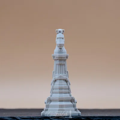 Quân Mã (Knight) - The Guilded Monolith Sovereighnty - Quân cờ 3D