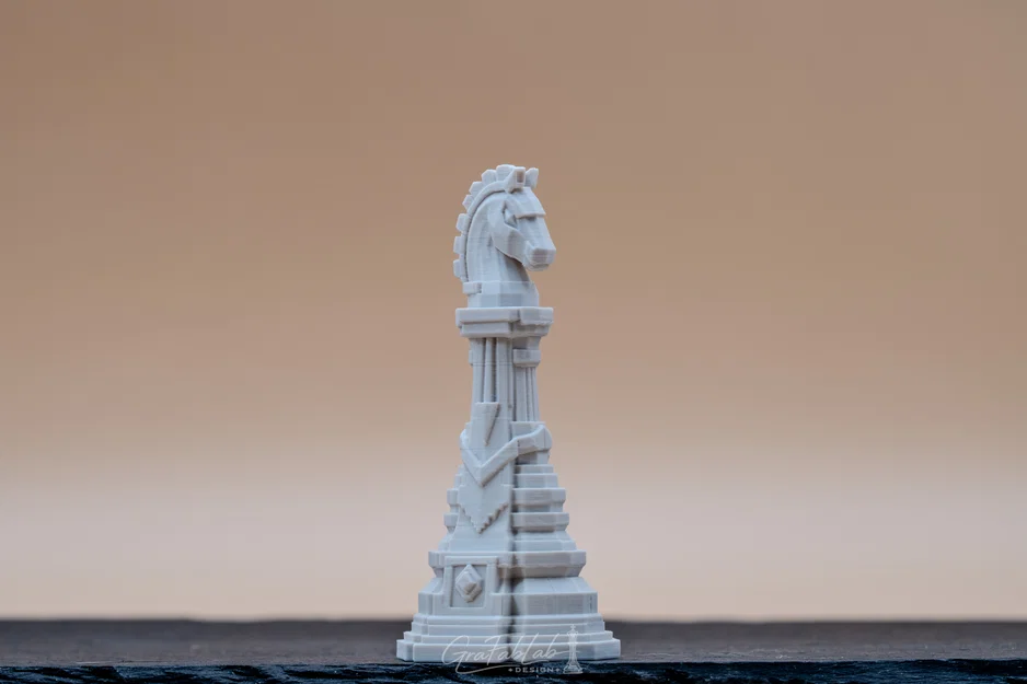 Quân Mã (Knight) - The Guilded Monolith Sovereighnty - Quân cờ 3D - Image 3
