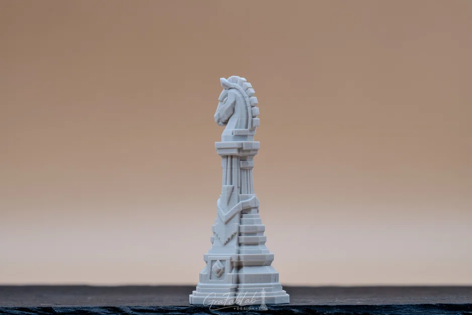 Quân Mã (Knight) - The Guilded Monolith Sovereighnty - Quân cờ 3D - Image 4