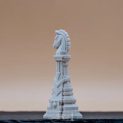 Quân Mã (Knight) - The Guilded Monolith Sovereighnty - Quân cờ 3D