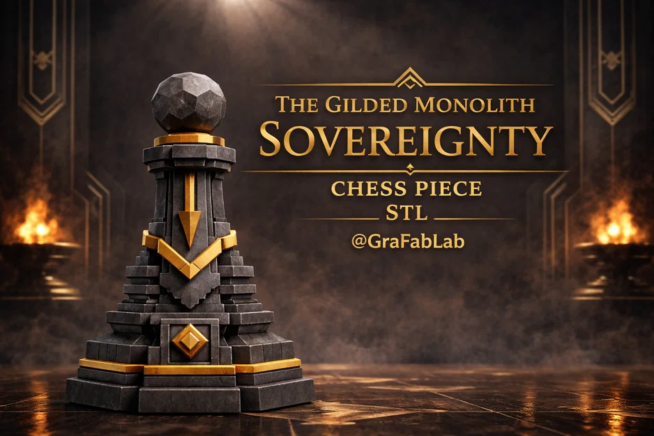 Quân Cờ "Tốt" (Pawn) - Bộ The Guilded Monolith Sovereignty - Image 1