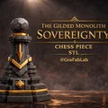 Quân Cờ "Tốt" (Pawn) - Bộ The Guilded Monolith Sovereignty - Thumbnail 1