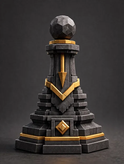 Quân Cờ "Tốt" (Pawn) - Bộ The Guilded Monolith Sovereignty - Image 6