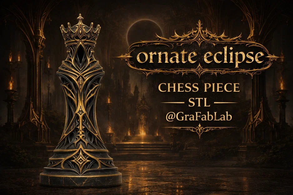 Ornate Eclipse "Queen" - Quân cờ Nữ hoàng đầy quyền uy - Image 1