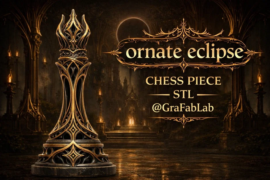 Ornate Eclipse "Bishop" - Quân cờ Tượng tinh xảo - Image 1