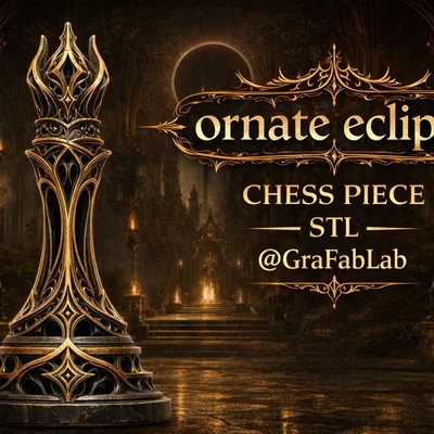Ornate Eclipse "Bishop" - Quân cờ Tượng tinh xảo