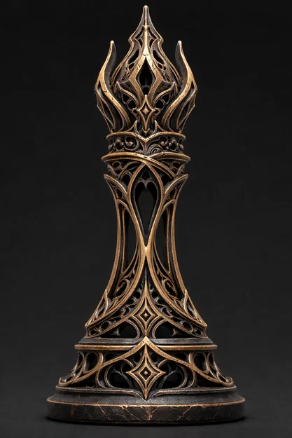 Ornate Eclipse "Bishop" - Quân cờ Tượng tinh xảo - Image 6