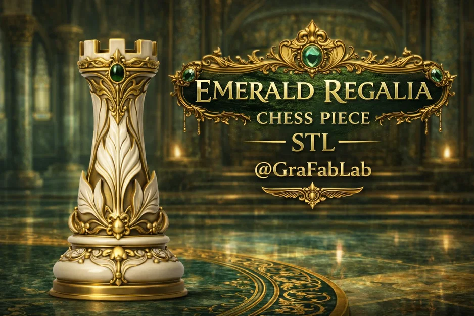 Emerald Regalia "Rook" - Quân Xe Cờ Vua - Image 1