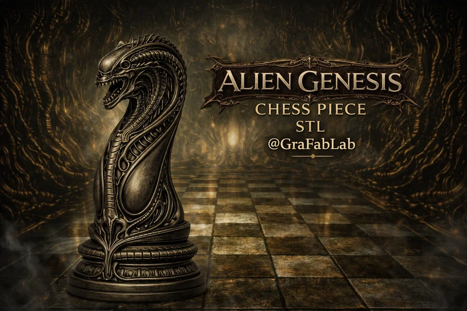 Alien Genesis "Knight" - Quân Mã trong bộ cờ vua - Image 1