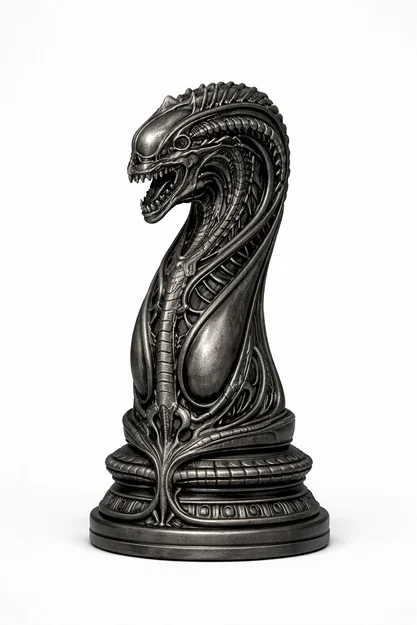Alien Genesis "Knight" - Quân Mã trong bộ cờ vua - Image 6