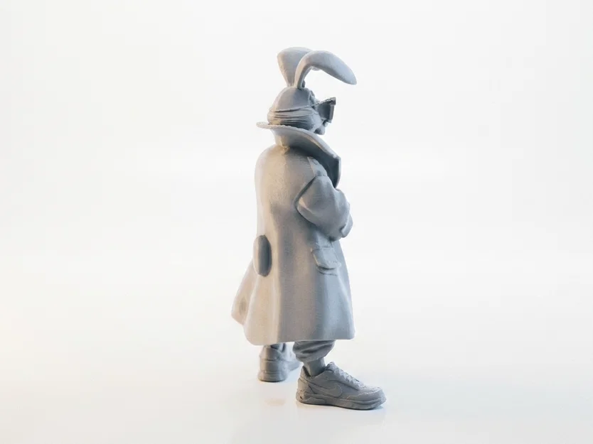 Mô hình 3D Bugs Bunny phong cách đường phố cực chất - Image 3