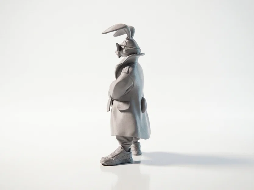 Mô hình 3D Bugs Bunny phong cách đường phố cực chất - Image 4