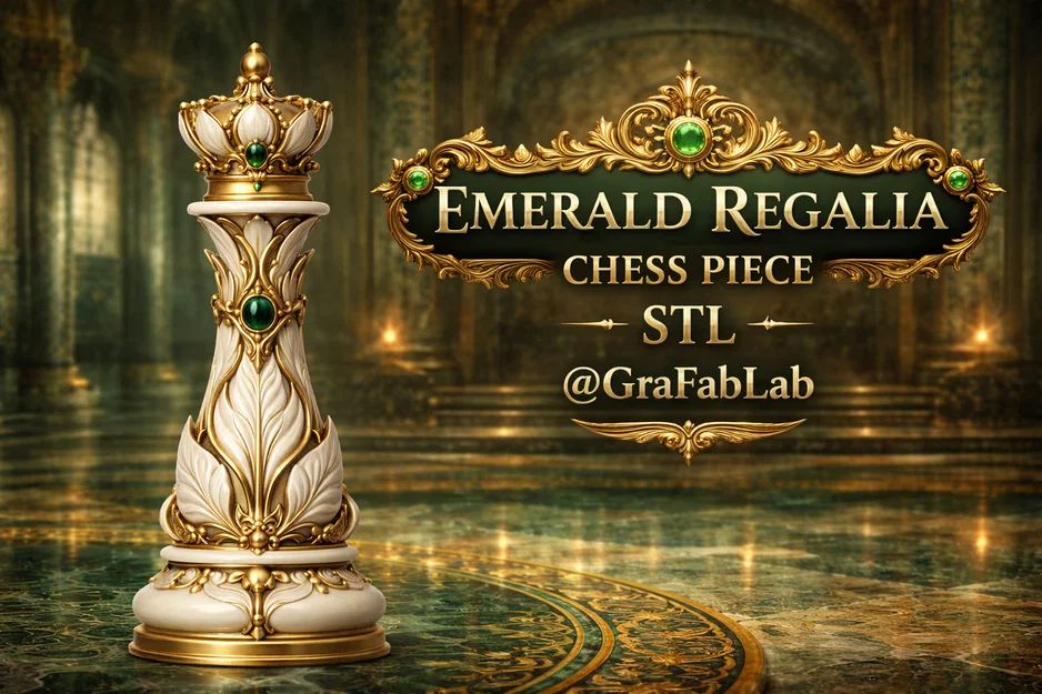 Emerald Regalia "Queen" - Quân cờ hoàng hậu - Image 1