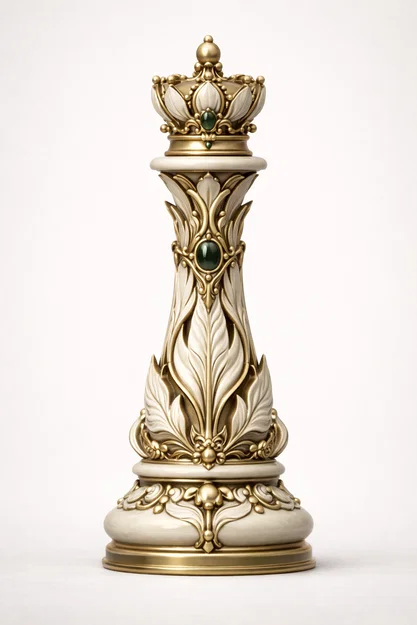 Emerald Regalia "Queen" - Quân cờ hoàng hậu - Image 6