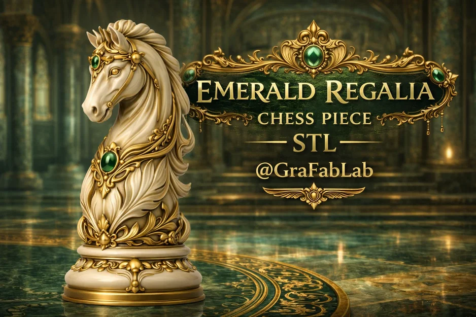 Emerald Regalia "Knight" - Quân cờ Mã - Image 1